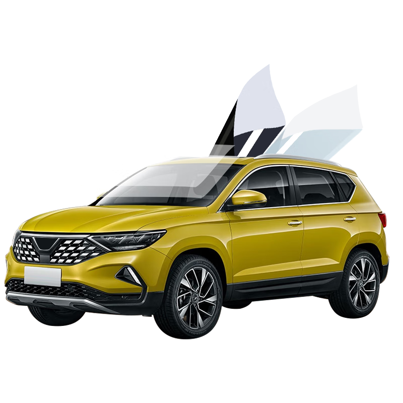 福刻適用汽車貼膜全車膜太陽(yáng)隔熱防爆車窗玻璃膜前擋玻璃膜隱私防曬膜 單獨(dú)前檔【自然色】98%高隔熱 大眾帕薩特速騰桑塔納高爾夫途岳