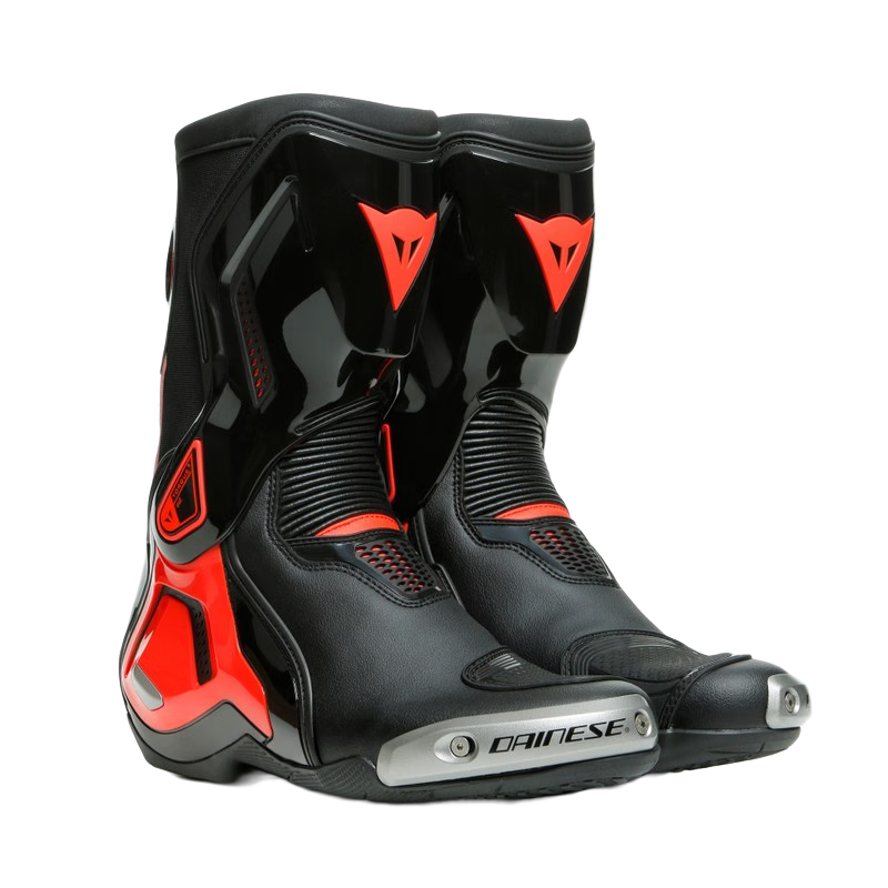 DAINESE/丹尼斯 TORQUE 扭矩3摩托車騎行靴男賽道機車競速賽車鞋公路外靴 628/黑-熒光紅(男款) 40