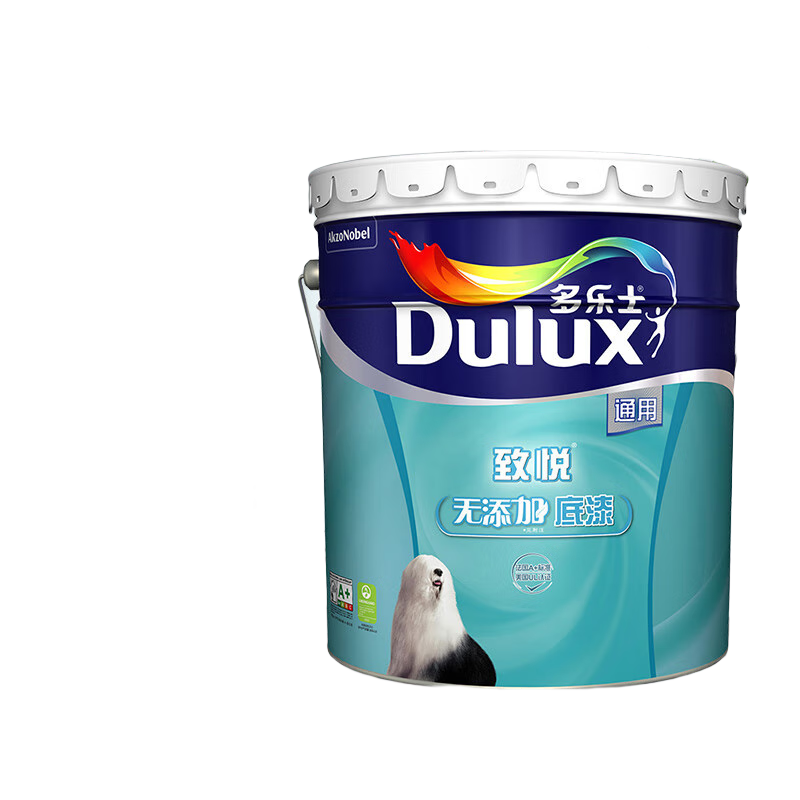 多樂(lè)士（Dulux）致悅通用無(wú)添加底漆環(huán)保內(nèi)墻乳膠漆室內(nèi) 防霉油漆涂料A914-65749 18L大桶