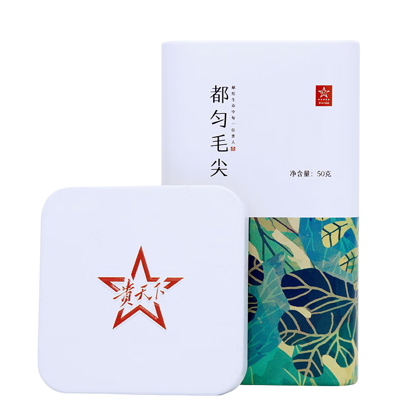 贵天下2025明前新茶春茶都匀毛尖特级绿茶高山炒青茶叶小罐装云雾茶口粮 都匀毛尖罐装50克
