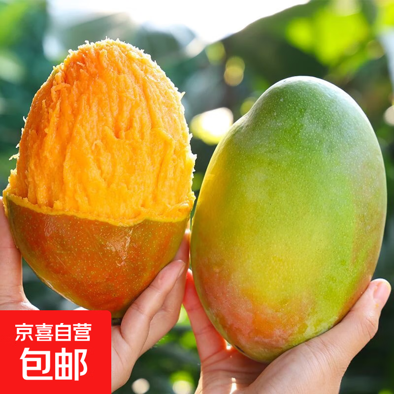 金煌芒果 海南新鲜水果 带箱2斤【单果200-300g】