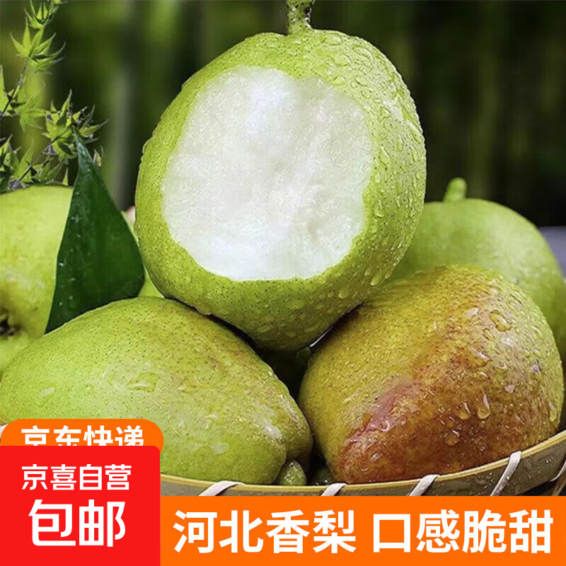 京喜加正宗河北香梨新梨七号特级脆甜多汁 【福利品】带箱1斤装