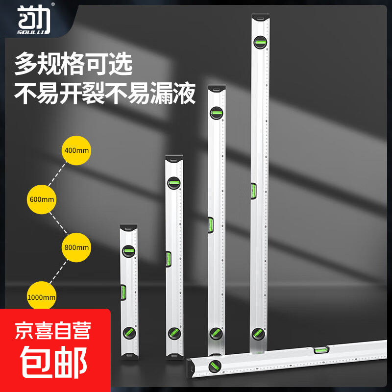 水平尺高精度平水尺靠尺迷小型铝合金实心防摔平衡仪工具强磁家用 【优惠体验款】带磁迷你水平尺