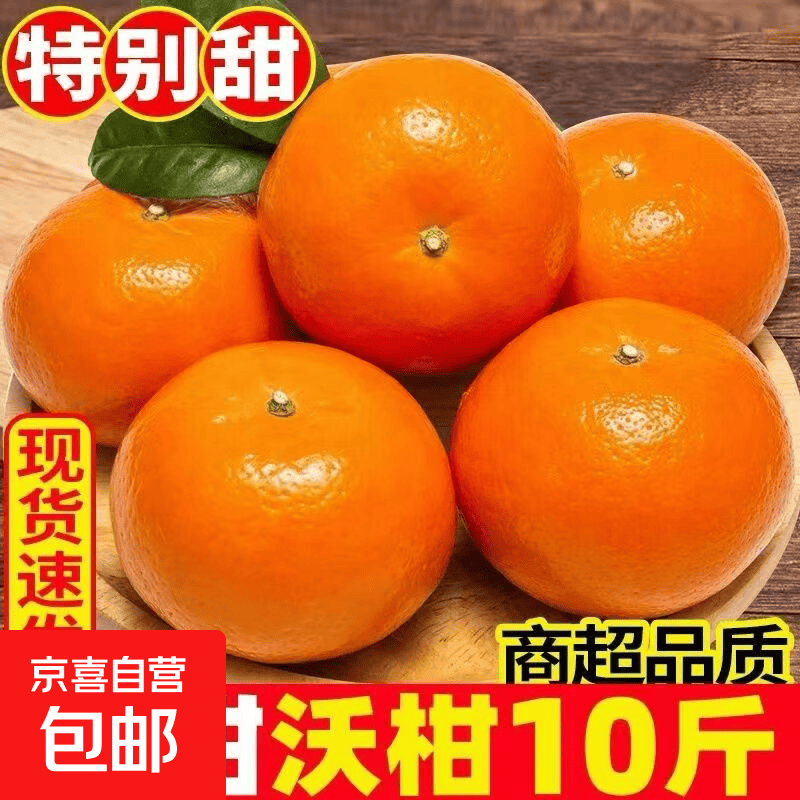 正宗广西沃柑薄皮桔子现摘现发新鲜手剥柑橘应季新鲜水果 9斤装【净重8.5斤】 70-75mm