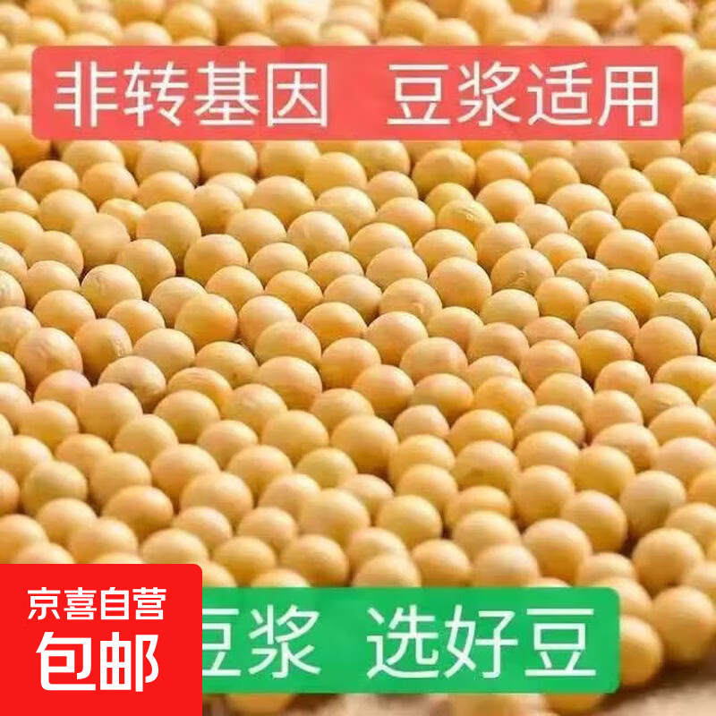 黄豆 非转基因大豆 农家大豆子五谷杂粮发豆芽打豆浆小黄豆 黄豆5斤