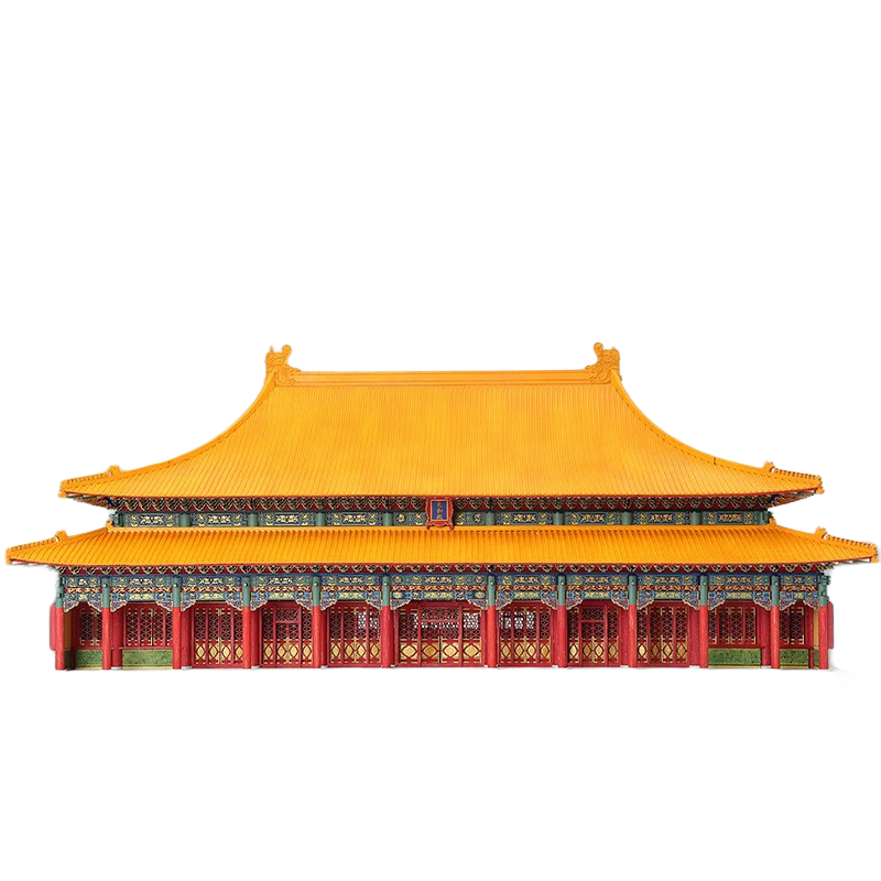 隱榫筑木故宮太和殿 榫卯結(jié)構(gòu) 古建筑拼裝模型 中國(guó)卯榫玩具 DIY 典藏版太和殿 太和殿