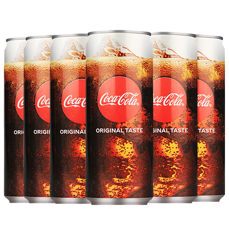 可口可乐CocaColaCoca可口可乐版可乐铝罐装碳酸饮料250ml