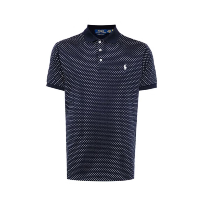 Polo Ralph Lauren男士波点短袖polo衫710929073001海军蓝 M