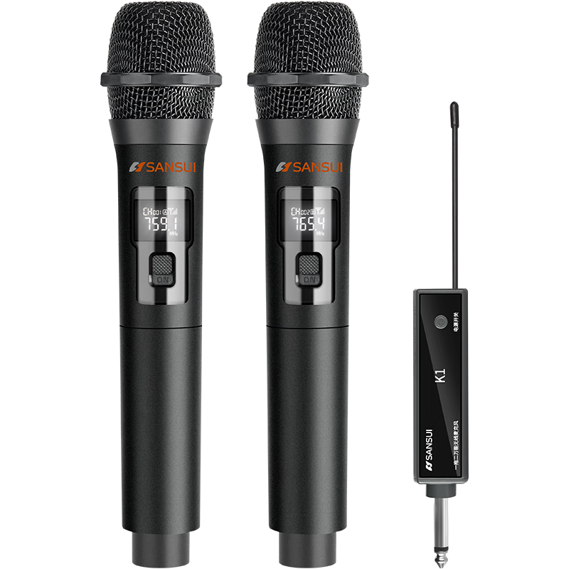 ɽˮ��SANSUI�� K1 ��ͥktv���߻�Ͳ ��˷� ��Ƶһ�϶�k�� ����OK��Ͳ �ɳ��������˷� K1��10Сʱ����+20�״��䡿