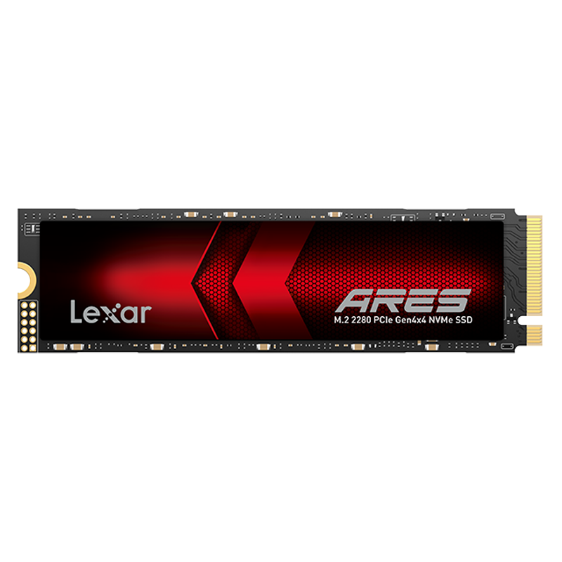 ���ڲ������׿�ɳ��Lexar��ARES ս��ϵ�� PCle4.0̨ʽ����SSD��̬Ӳ��M.2 NVMe �ʼǱ�PS5���� �������װ������ 4TB 7400MB/s����64GU��+ɢ�����ס� �羺����PCIe