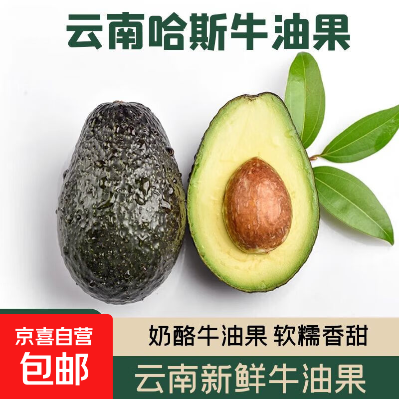 老树牛油果 云南奶酪新鲜牛油果 奶油牛油果奶茶婴儿孕妇当季水果 2粒装 单果重：70-130g以下