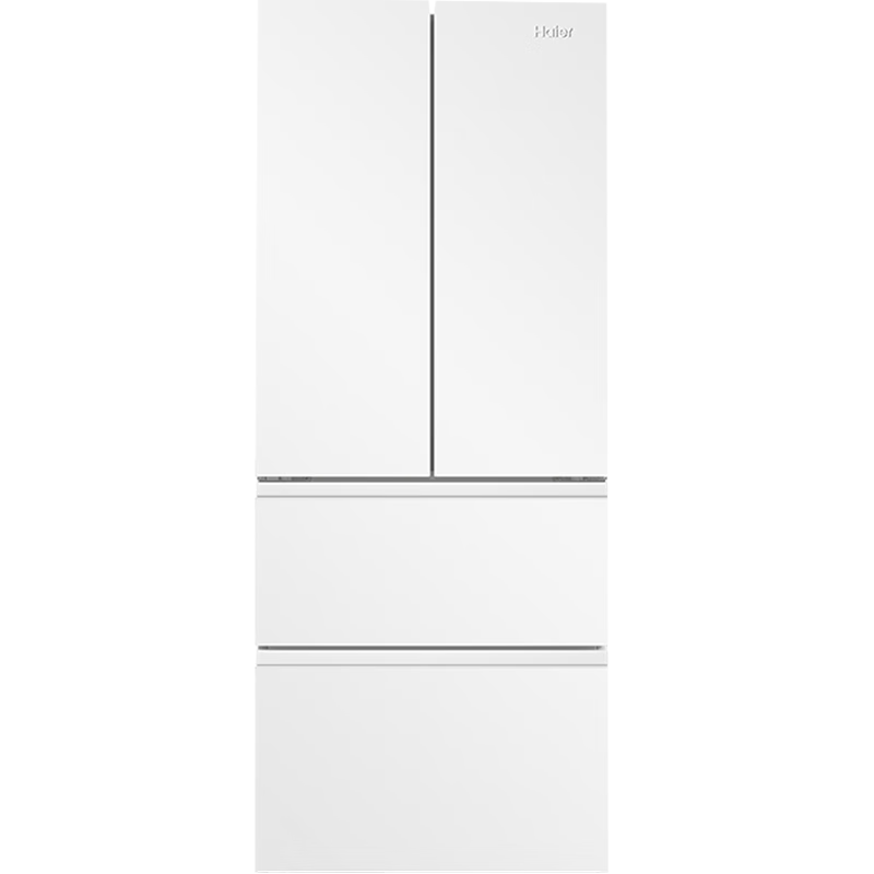Haier 海尔 冰箱多门法式风冷无霜 一级变频家用大容量电冰箱超薄智能节能静音 厨装一体 410