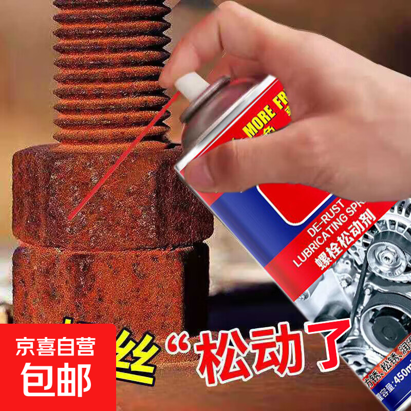 除锈剂铁锈去除剂防锈润滑剂车用螺丝螺栓松动剂不锈钢金属门锁 除锈剂【180ml】1瓶装