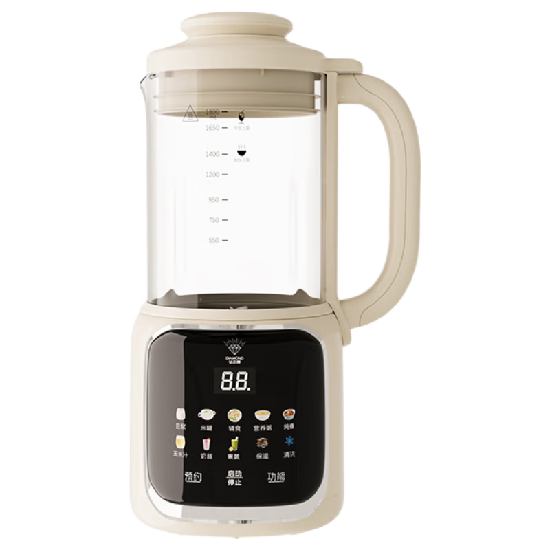 ���ڲ��������ӣ�YANGZI��2025�¿��Ʊڻ�����С��4-6���� 1.8L�����������๦��ȫ�Զ����󶹽����������B-015��ɫ 152.1Ԫ(������)