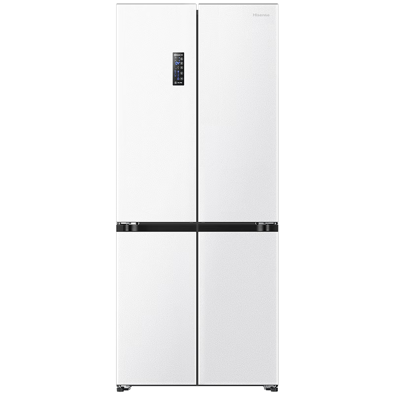 海信（Hisense）470小魔方冰箱超薄零嵌入式四开门十字门一级能效风冷无霜家电国家补贴20%以旧换新BCD-470WMK1DPU 云锦白