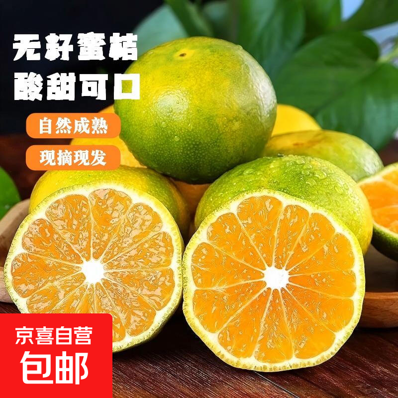 新鲜青皮云南蜜橘当季中果薄皮桔子应季新鲜采摘整箱 蜜桔中果1斤