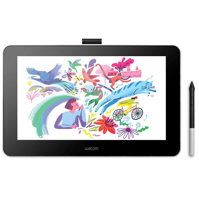 wacom 和冠 Wacom one 13.3英寸 电子手写板 白色