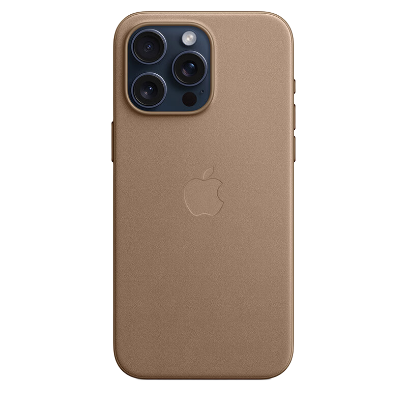 Apple 苹果 iPhone 15 Pro Max  MagSafe 精织斜纹保护壳 - 浅褐色  保护套 手机套 手机壳