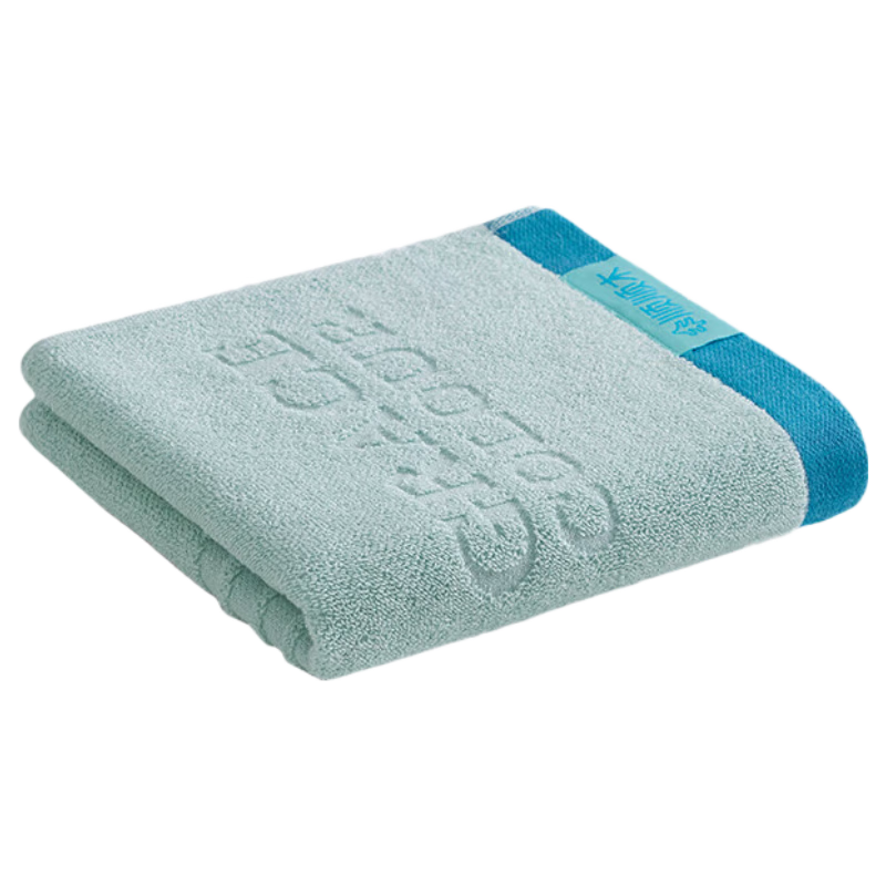 闭眼买：洁丽雅（Grace）国色新生系列毛巾10A抗菌纯棉吸水亲肤全棉A类成人洗脸面巾 青色 9.9元(需领券、需凑单)