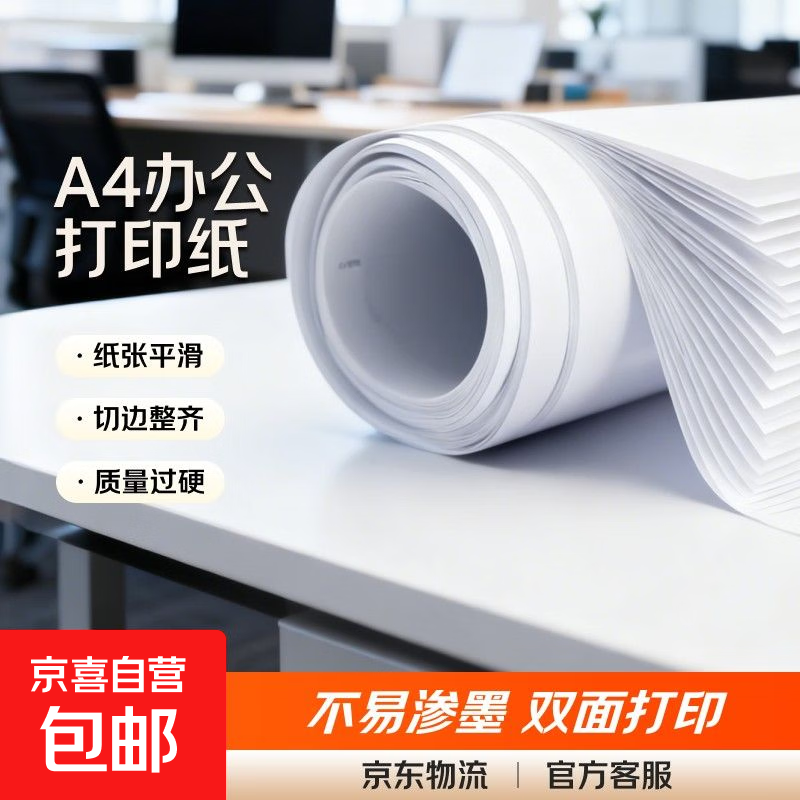 A4纸打印纸 70g/80g复印纸 多功能双面办公用纸草稿纸白纸学生作业用草稿本空白纸用品 【个人装】A4-70g-10