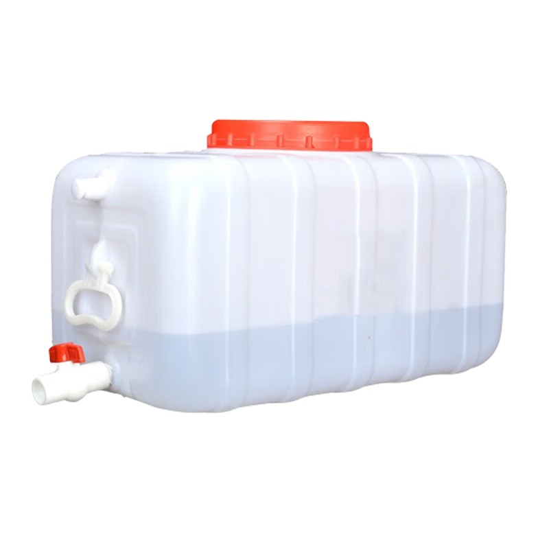 Naliya水箱加厚食品級(jí)大水桶塑料桶家用帶蓋儲(chǔ)水桶大號(hào)臥式長方形蓄水塔 升級(jí)特厚320斤方桶+軟管 160L 1個(gè)
