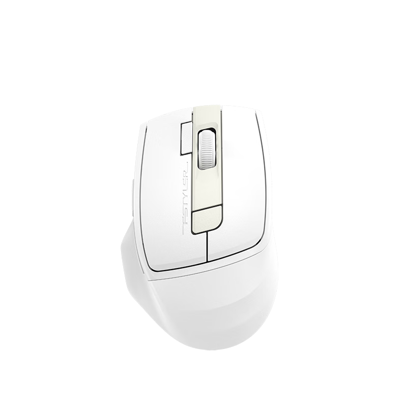 双飞燕（A4TECH）FB45CS Air无线双模蓝牙鼠标静音可充电适用苹果Mac华为平板空中多媒体 FB45CS Air米白色 鼠标 2.4G+蓝牙+充电 其他