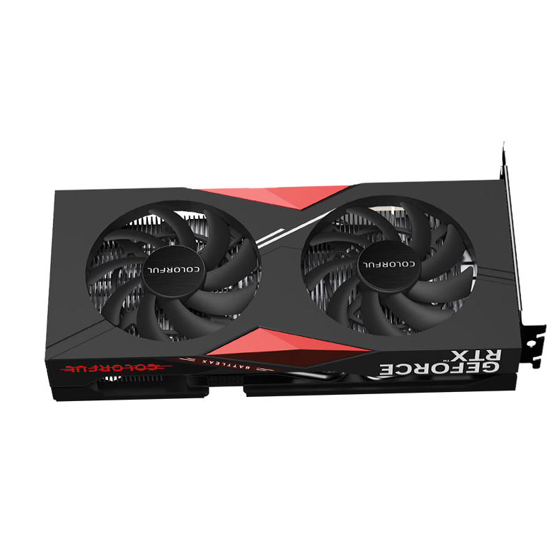 ߲ʺ磨ColorfulRTX 4060 ti 8G W ɫ GDDR6 羺̨ʽϷԿ ս RTX 4060 DUO 8G