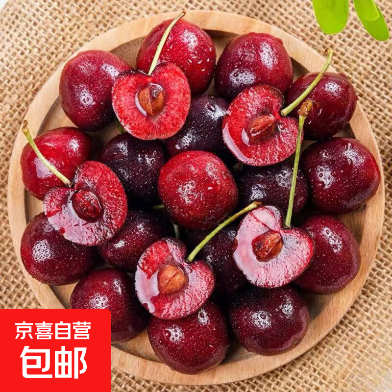 【尝鲜】智利进口车厘子新鲜大樱桃脆甜爽口应季水果孕妇儿童 5斤(净重) 巨无霸3J 单果30-32mm