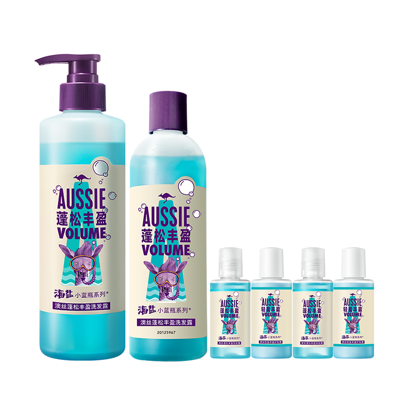 ���ڲ�������˿����Aussie����������ϴ��ˮ������װ (530+300+50*4)ml