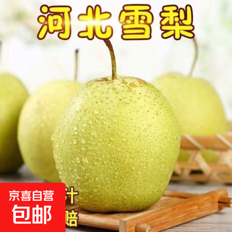 京喜加河北雪花梨赵县雪梨地方特产适合煲汤远达11全站 雪花梨带箱2斤