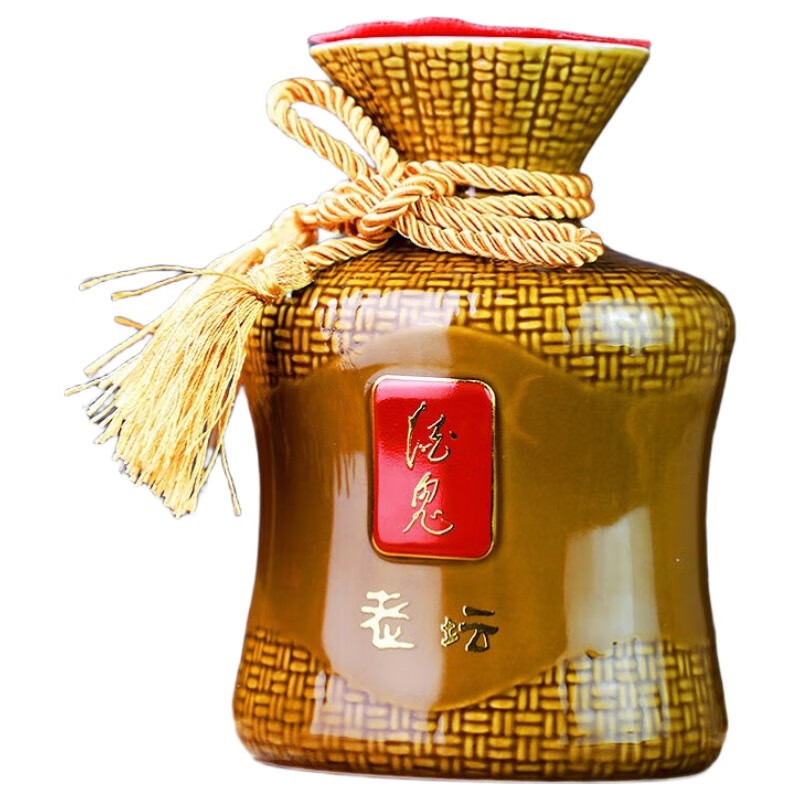 酒鬼老坛精酿  经典馥郁香型纯粮白酒 自饮 送礼 宴请 52度 500mL 6瓶 整箱礼盒装