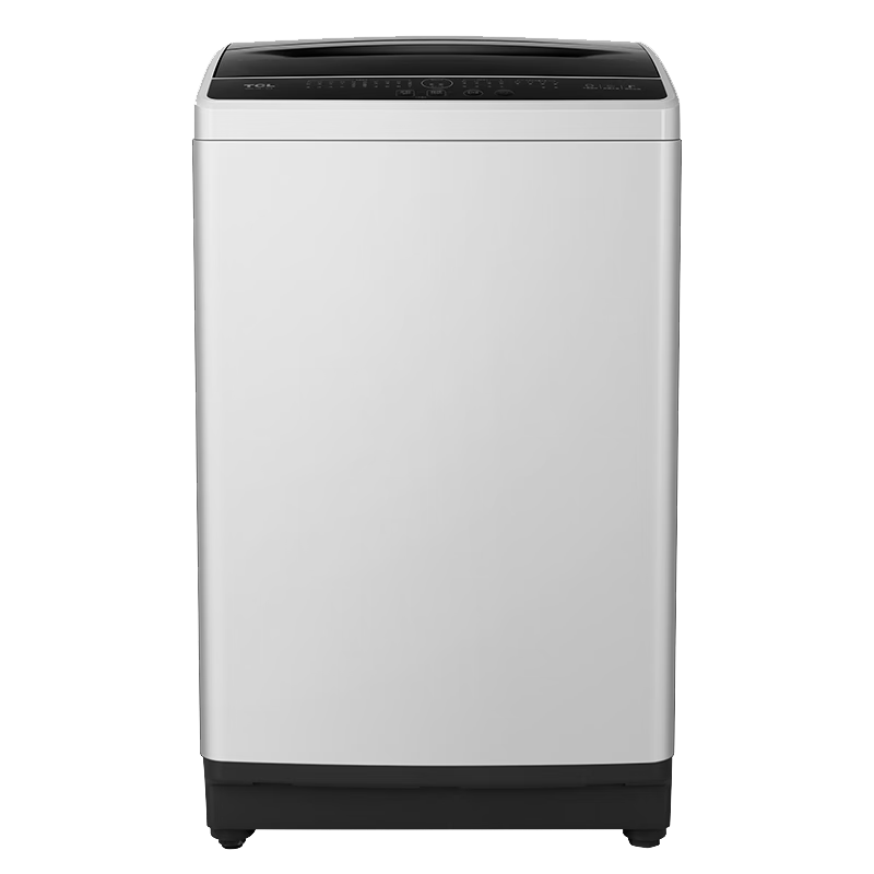 TCL 6KG全自动波轮洗衣机 模糊控制 小型洗衣机租房神器 一键脱水 便捷家用  XQB60-D01 亮灰色