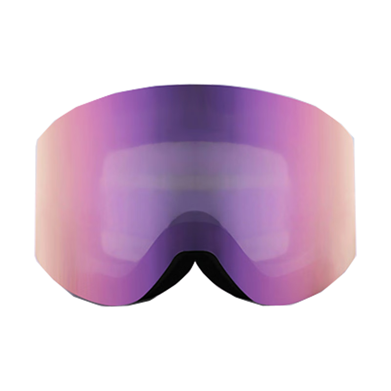 梦多福 滑雪镜 滑雪护目镜雪镜柱面镜磁吸款滑雪装备护具 炫紫款 成人均码