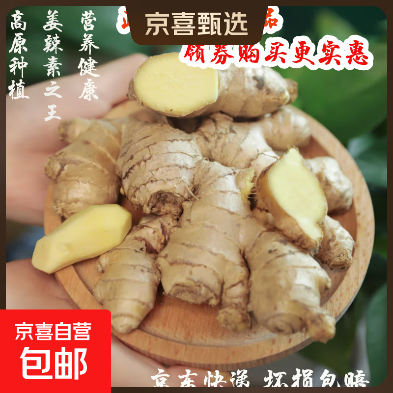 产地直发贵州镇宁新鲜现挖小黄姜生姜黄姜调味料新鲜蔬菜生鲜 净重 500g