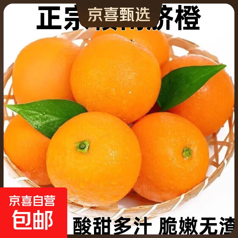 正宗产地直发江西赣南脐橙大果橙赣州橙子当季新鲜水果 2斤装（60-70MM）