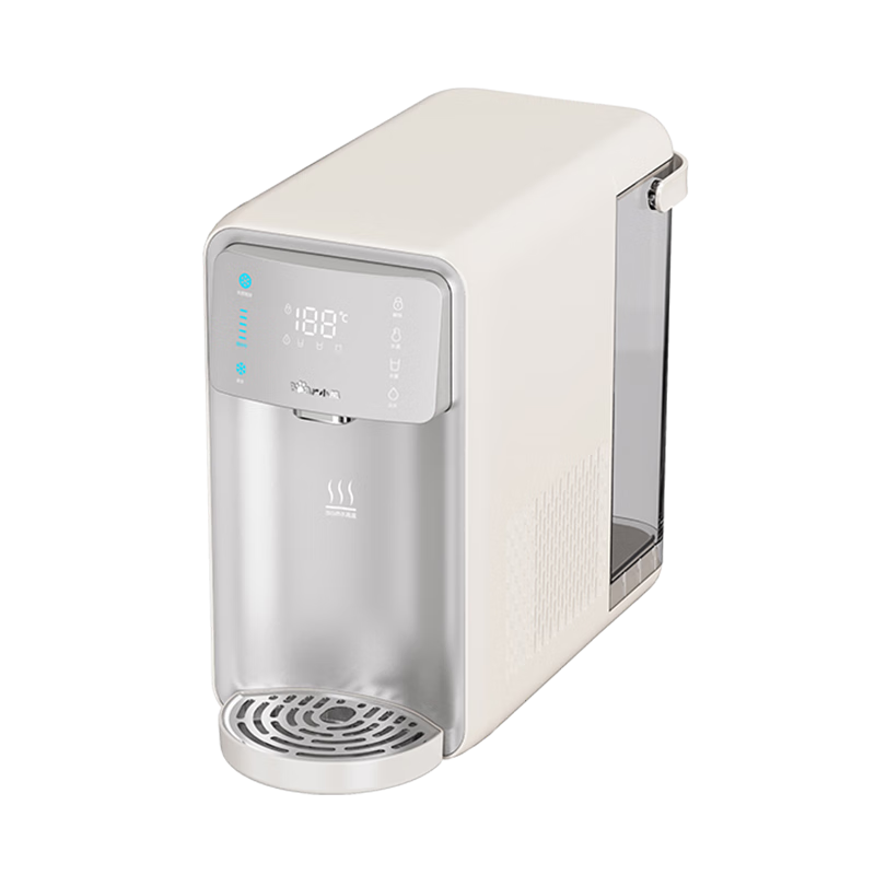 小熊（Bear）即热式饮水机制冷+制热家用桌面台式小型免安装1秒速热制冷智能4L烧水一体机直饮机YSJ-E21E1