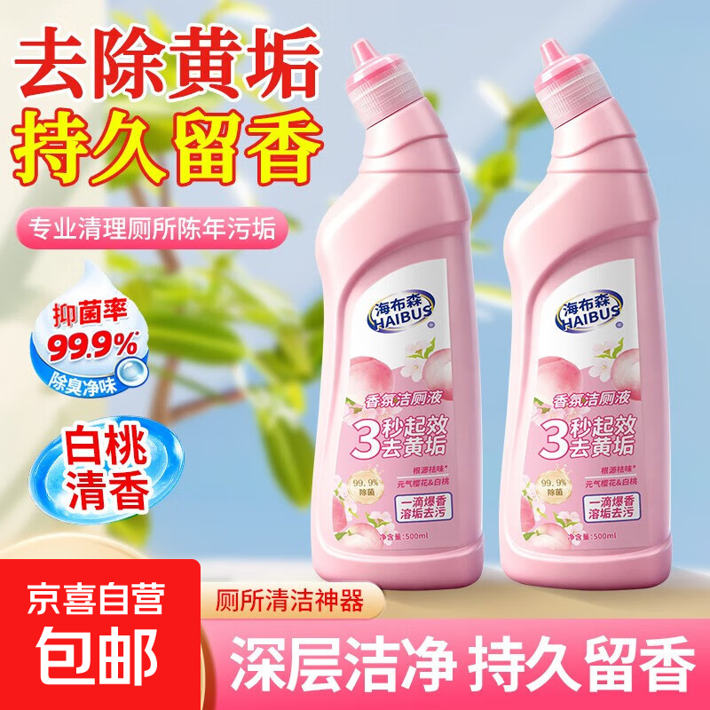 洁厕灵液马桶清洁剂生活日用强力除垢除臭清香型厕所泡泡净化除味 洁厕剂500ml*1瓶