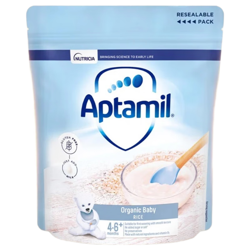 爱他美英国有机婴幼儿米糊营养全面宝宝辅食100g/袋 4-6月即冲即用