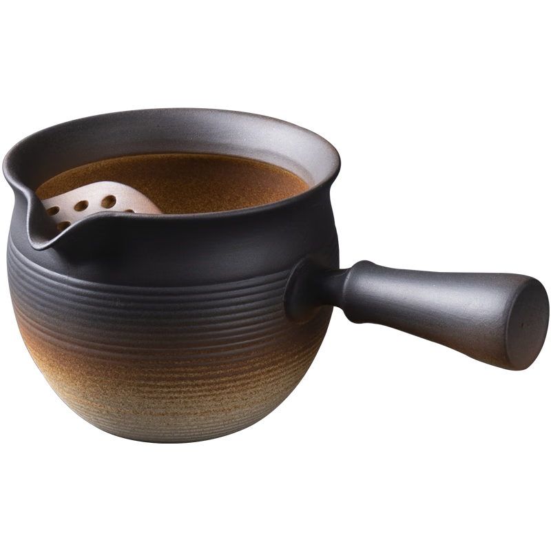 容山堂圍爐煮茶罐烤奶茶罐專用罐罐茶煮茶器煮茶爐電陶爐泡茶壺功夫茶具 火焰燒罐罐茶煮茶器-特大號 800ml