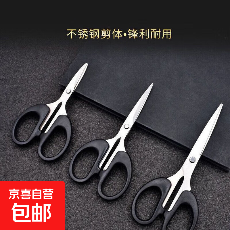 钓鱼专用剪刀多功能不锈钢PE线路亚剪压铅皮鱼线台矶钓鱼 黑色-不锈钢剪刀