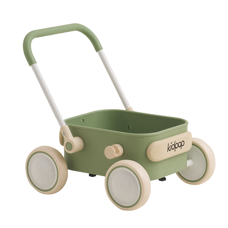 kidpop寶寶學(xué)步車(chē)推車(chē)1-3歲手推車(chē)嬰兒滑步車(chē)手推車(chē)滑行車(chē) 周歲禮物 童真綠