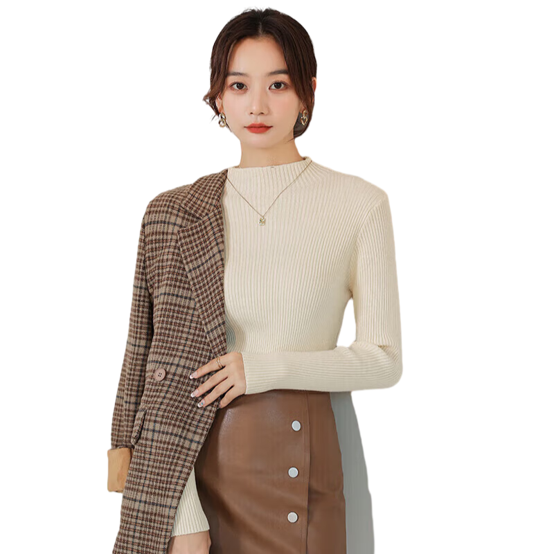 ���ڲ�������ά˹��JEANSWEST����֯��Ů2024������Ƹ�������������֯���ڴ�Ů��ɫ����