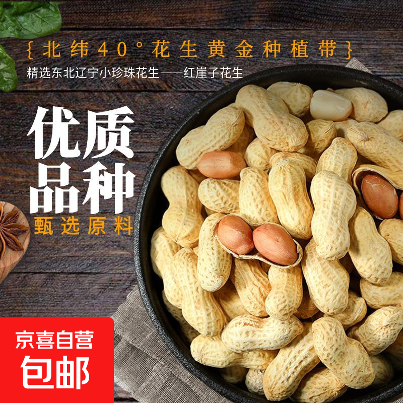 村哥俩多味带壳花生蒜香奶香原味花生水煮烘干坚果炒货休闲零食 原香味500克*1袋 【东北小珍珠花生】