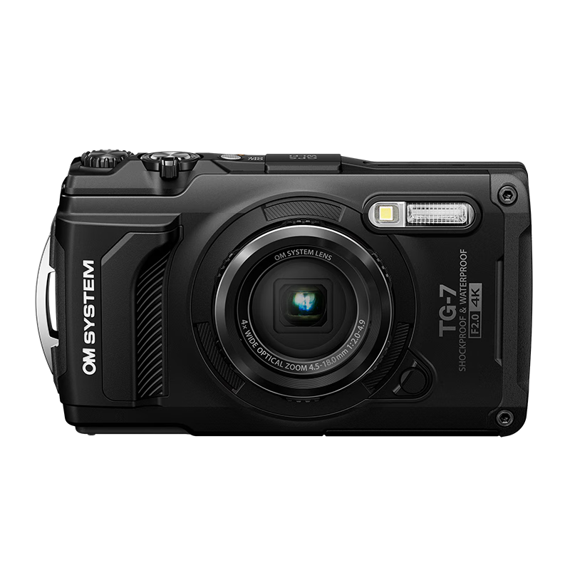 OM System 奥之心 TG-7 数码相机 多功能运动相机 tg6照相机 卡片机 微距潜水  4K视频