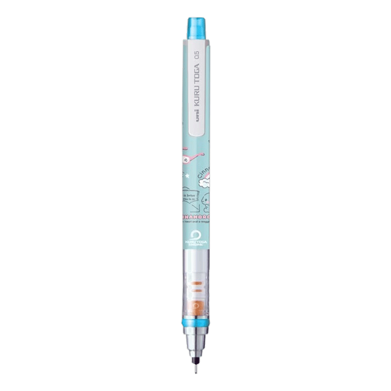 uni日本三菱自動(dòng)鉛筆M5-650三麗.鷗限定款酷洛米自動(dòng)出鉛活動(dòng)筆芯自動(dòng)旋轉(zhuǎn)防斷鉛0.5mm學(xué)生 單支_大耳狗-信0.5mmHB