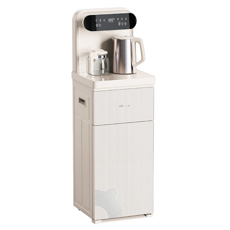 小熊（Bear）茶吧机 饮水机家用高端客厅遥控智能全自动双出水烧水一体机直饮机下置式饮水机温热款CBJ-F12L1