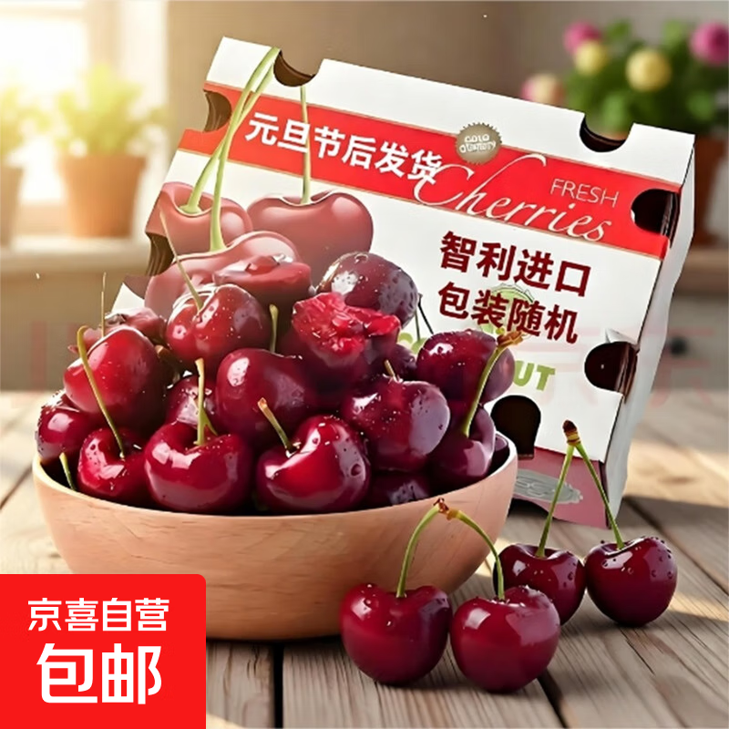 【预售1月10号发货】智利车厘子进口原箱礼盒精品氮气锁鲜 10斤(净重) 超级巨无霸4J 单果32-34mm