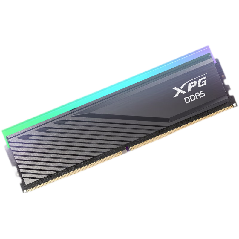 威刚XPG龙耀D500G/D300G DDR5内存16G 32G灯条电竞频RGB套条8000海力士adie颗粒支持XMP3.0 EXPO 【D300G】16G*2 黑色6400频率 C32