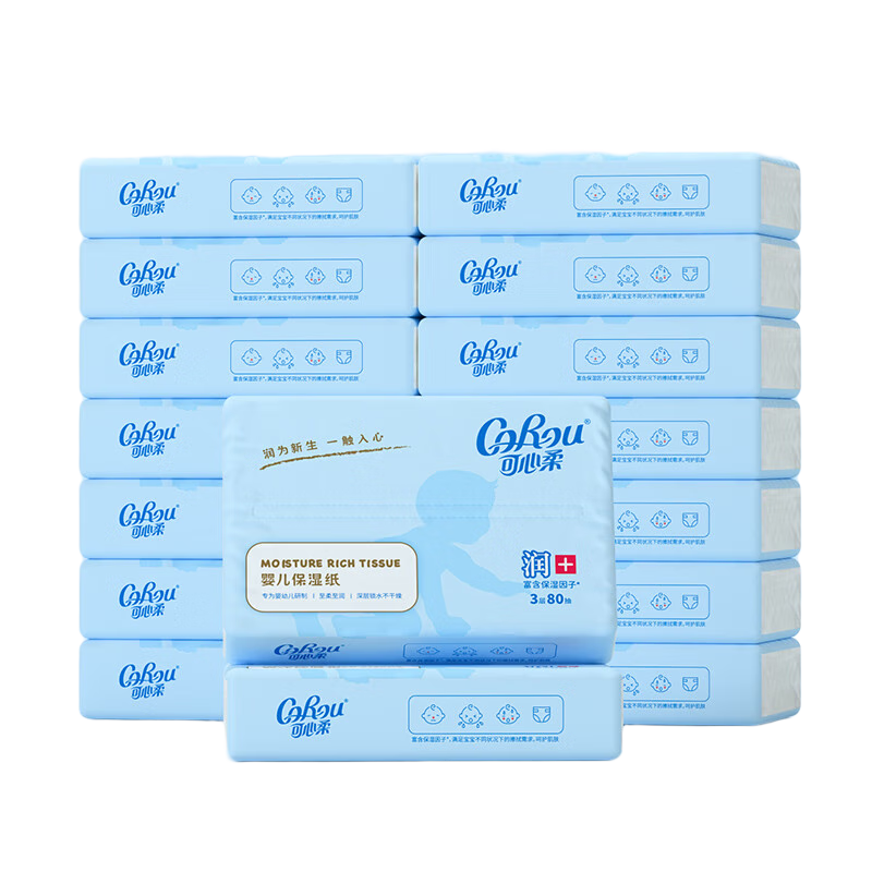 ������ COROU Ӥ����ʪֽ�� 80��16�� ĸӤ��ֽ 37.4Ԫ