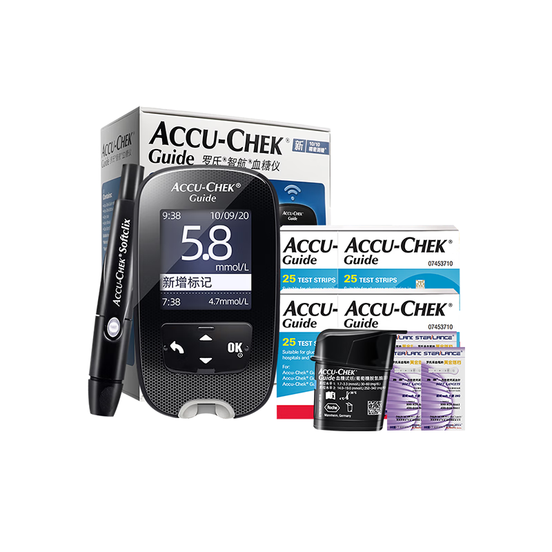 ���ϣ�ROCHE��Ѫ���Ǽ�����������򲡲��Լ���� �Ǻ��ͣ�25Ƭ��װ��